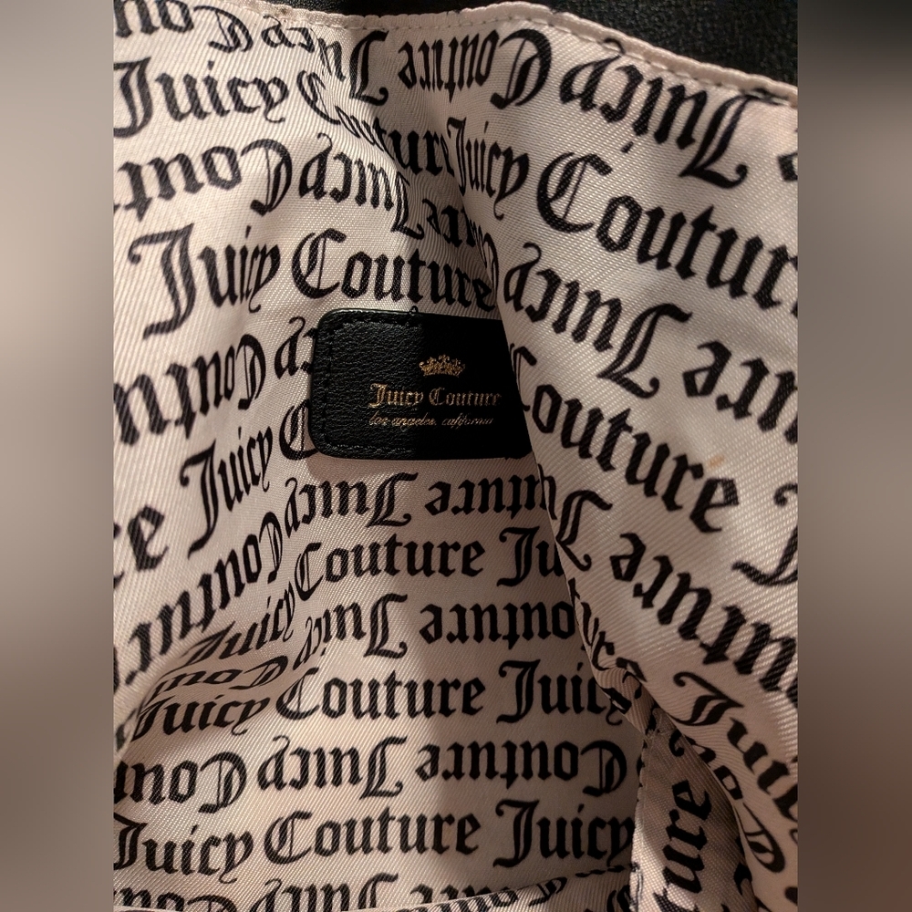 Juicy Couture Striped Black and Cream Tote - Picture 2 of 7